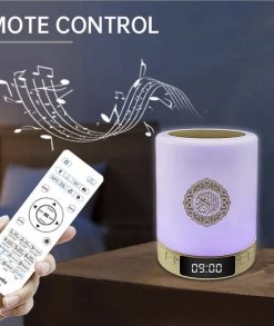 Equantu Touch Lamp Round Quran Speaker with Adhaan