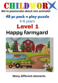 48pc Non-Animate Puzzles