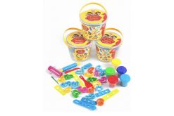Fun Dough Arabic Alphabet Cutters & Playdough Bucket - Image 3