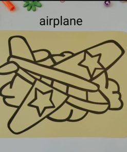 Creative Sand Art Airplane