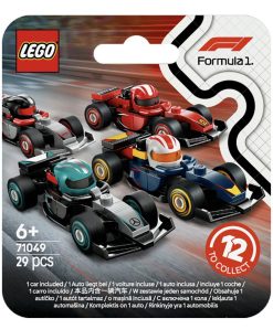 Alternative view of LEGO Minifigures F1 Cars
