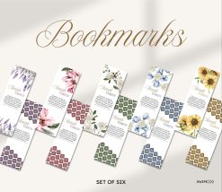 Quran Surah Bookmarkers Set of 6